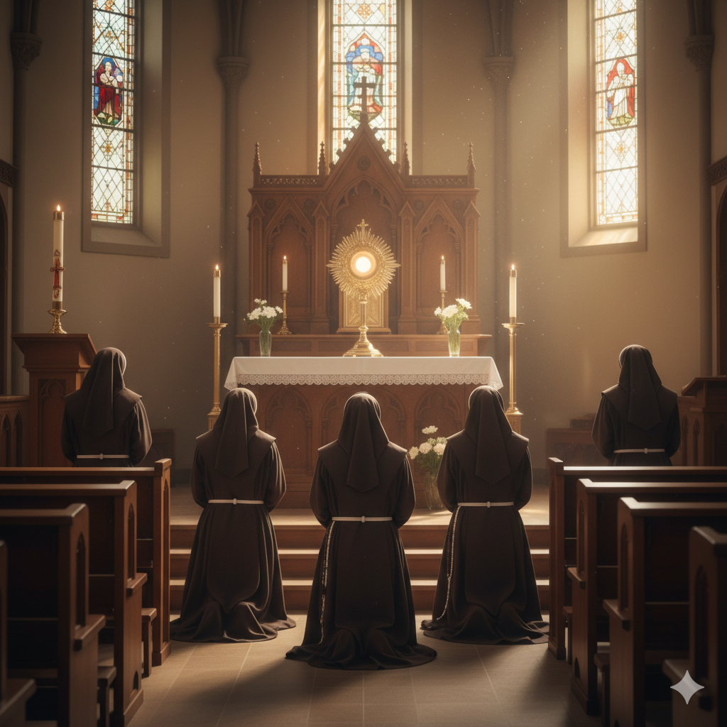 Sisters praying
